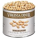 Virginia Diner Unsalted Virginia Peanuts - XL Gourmet Natural Peanuts Non-GMO, Preservative Free Gifts from Virginia Diner Since 1929-36 Oz Can
