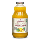 Lakewood Organic Pineapple Ginger Juice, 32 FZ