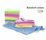 YSLON Rubber Cleaning Gloves Kitchen Dishwashing Glove 2-Pairs And Cleaning Cloth 2-Pack,Waterproof Reuseable.(Small)