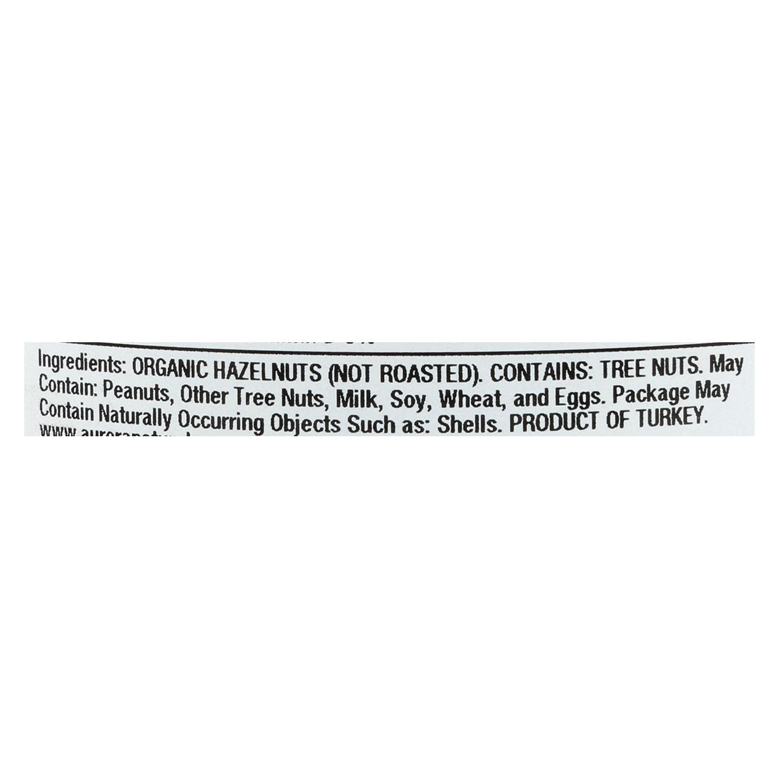 Aurora Products Organic Hazelnuts, 9 Ounce