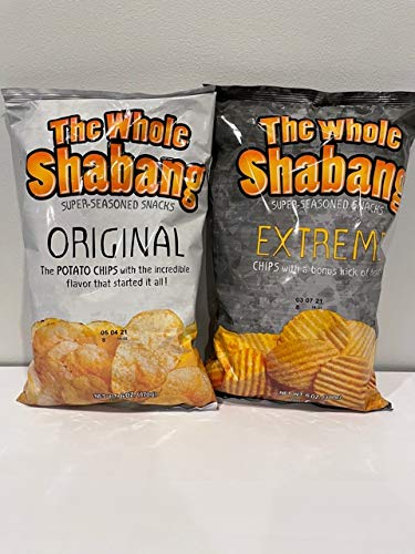The Whole Shabang Potato Chips Variety Pack - (1) 6 oz Original / (1) 6 oz Extreme