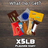 Chocolate Candy Variety Pack - 5 Pound Assorted Bulk Chocolate Mix - Individually Wrapped Candy for Parties, Office, Halloween, and Gifting Assembled