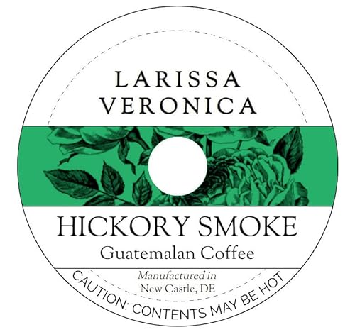 Hickory Smoke Guatemalan Coffee (Single Serve K-Cup Pods) (Gourmet, Naturally Flavored, Whole Coffee Beans) (12 pods, ZIN: 573066) - 2 Pack