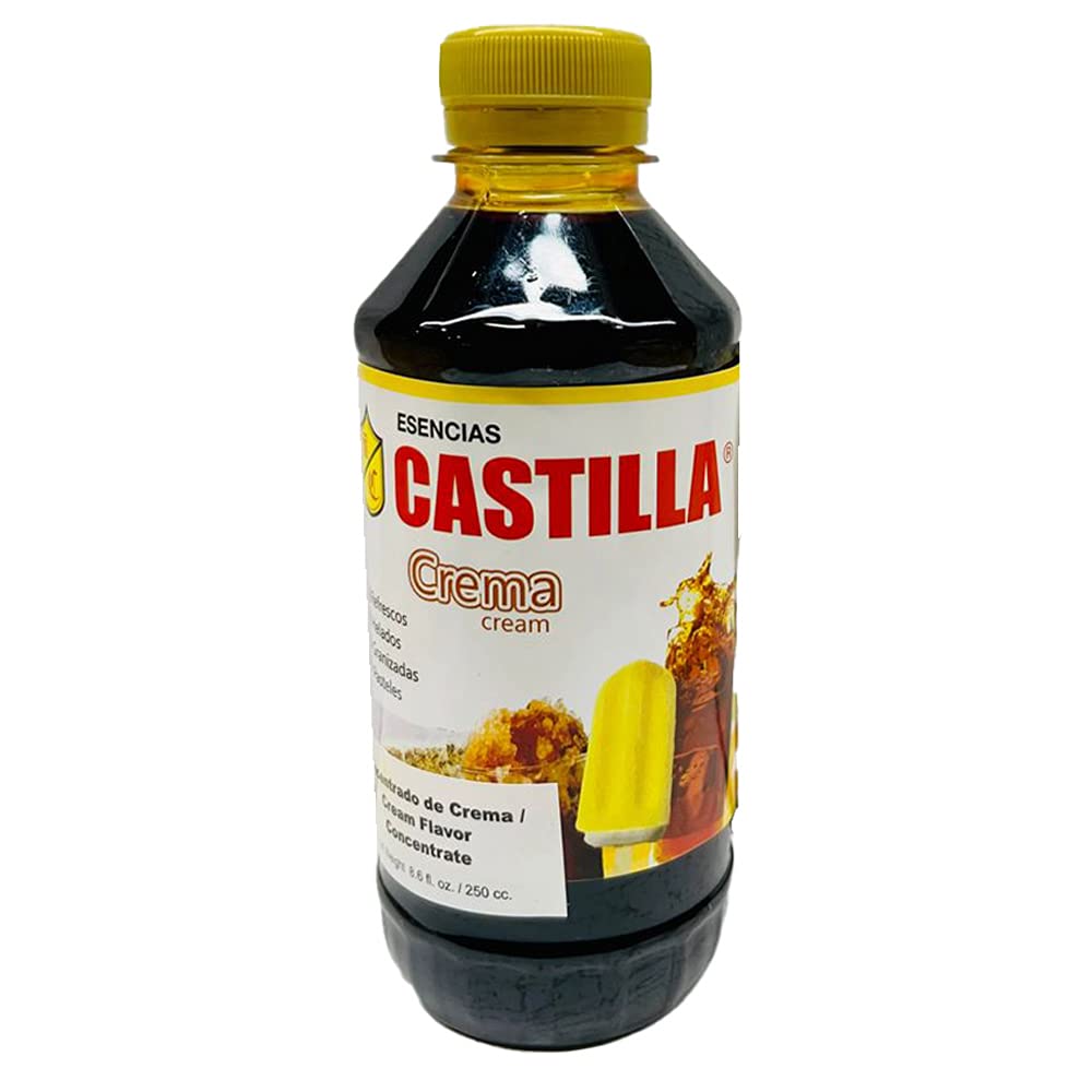 Castilla Cream Flavor Concentrate 8.6 fl oz - Esencia de Crema (Pack of 1)