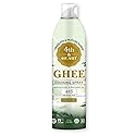 4th & Heart Ghee Cooking Spray, Grass-Fed & Pasture-Raised, High Smoke Point 485°F, Non-Stick Spray for Grilling, Baking & Air Frying, Lactose-Free, Keto & Paleo Friendly, 5 oz