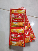 NutriSari Jeruk Extra Manis Extra Sweet Oranges Instant Powdered Drink 10-ct, 110 gram (Pack of 2)