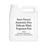 Ammonia-Free Delicate Wash, Fragrance-Free, 32 oz, Plant-based, PH Neutral, Double Concentrated, Unscented, Hypoallergenic, Lingerie, Wool, Cashmere