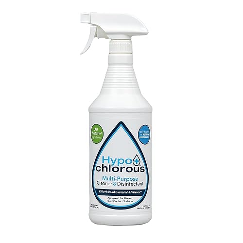 Hypo+Chlorous Hypochlorous Acid Spray For Home 32oz - Cleaner & Disinfectant - Safe for Kids & Pets - Multi-Purpose Hypochlorous Acid Cleaner