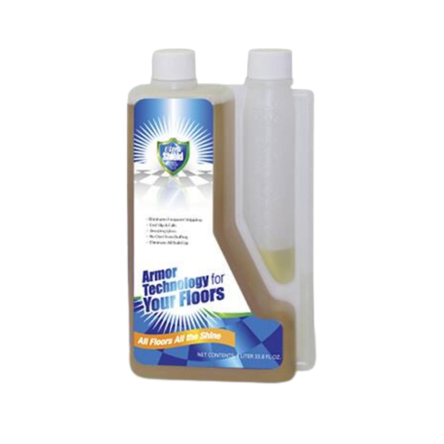 UltraShield Burnishing Formula - Super High Gloss, Flooring Protection & Enhancement For Commercial and Industrial Floor Tile Wet Look Shine Non Slip