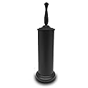 Indecor Home Matte BlackToilet Bowl Brush with Holder, Durable Bathroom Cleaning Tool, Modern Design for Easy Toilet Maintenance, Bathroom Cleaner