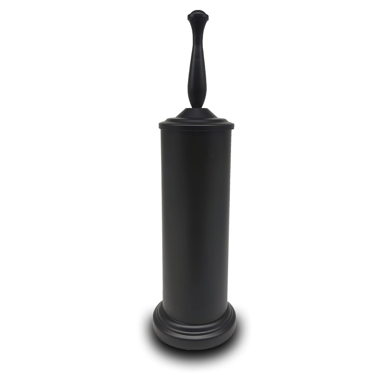 Indecor Home Matte BlackToilet Bowl Brush with Holder, Durable Bathroom Cleaning Tool, Modern Design for Easy Toilet Maintenance, Bathroom Cleaner