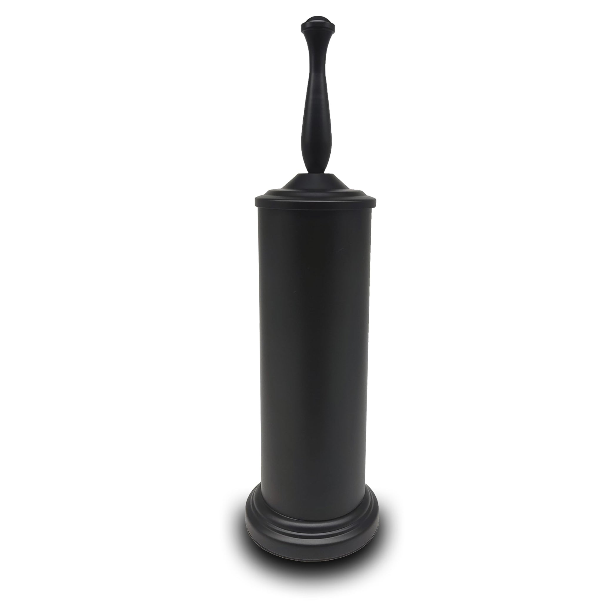Indecor Home Matte BlackToilet Bowl Brush with Holder, Durable Bathroom Cleaning Tool, Modern Design for Easy Toilet Maintenance, Bathroom Cleaner