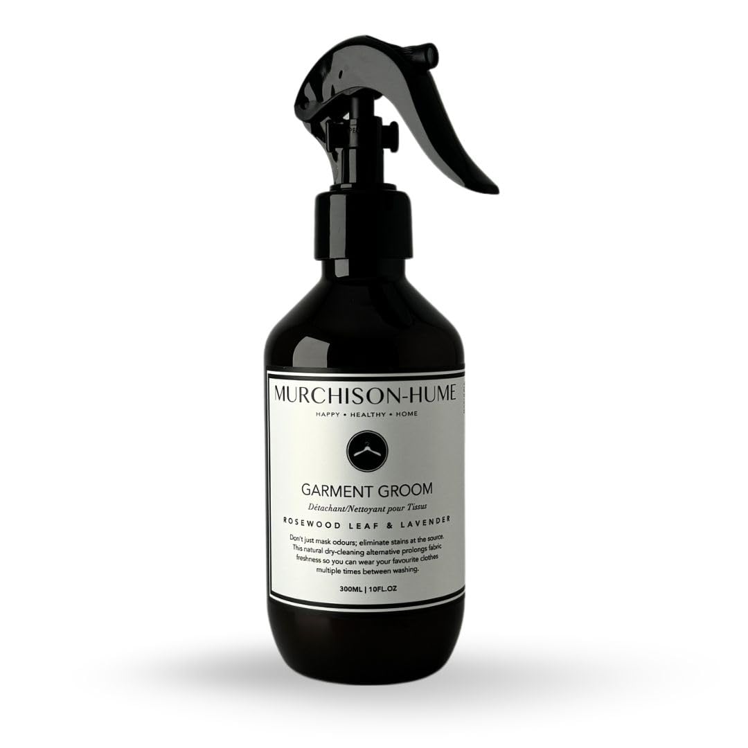 Murchison-Hume Garment Groom Fabric Freshener, Air Freshener, Odor Fighter, Laundry Treatment and Stain Remover, Rosewood Leaf & Lavender
