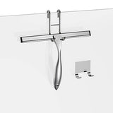 Shower Squeegee and Window Squeegee, Stainless Steel, 100% Streak-Free, Cleaner for Bathroom Showers Glass Doors, Home Mirrors, Car Windows Wiper