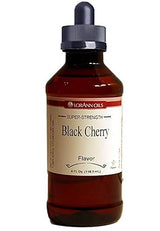 LorAnn Black Cherry SS Flavor, 4 ounce bottle - Includes a threaded Glass Dropper