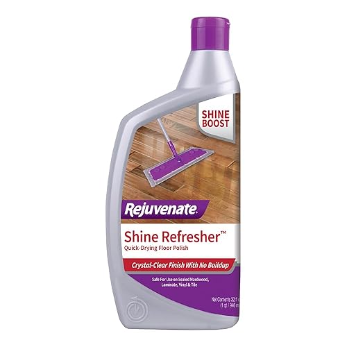 Rejuvenate Shine Refresher Floor Polish Renews Shine On Newer And Recently Restores Floors Including Sealed Hardwood, Laminate, Vinyl And Tile, 32