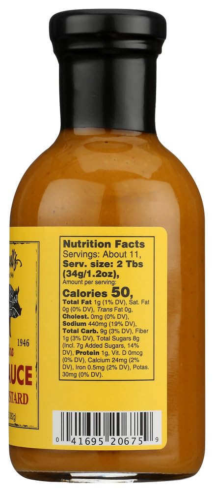 Braswells Tangy Mustard BBQ Sauce, 355 ML
