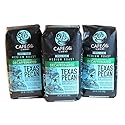 HEB Cafe Ole Whole Bean Coffee 12oz Bag (Pack of 3) (Decaf Texas Pecan - Medium Dark Roast (Full City))