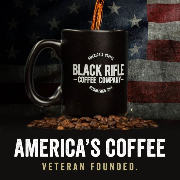 Black Rifle Coffee Company Hazelnut, Flavored Medium Roast Coffee Pods, 12 Single Serve Coffee Pods