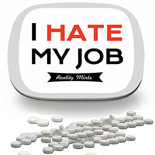 I Hate My Job Mints - Funny Office Gift Gifts for Coworkers Hate My Job Gifts Funny Mint Tins Stocking Stuffers My Job Sucks Millennial Gifts