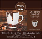 Cafe Tastlé Chocolate Hazelnut Single Serve Coffee, 72 Count (Pack of 6)