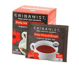China Mist Zesty Hibiscus Ginger Organic Herbal Tea, 15 tea satchets