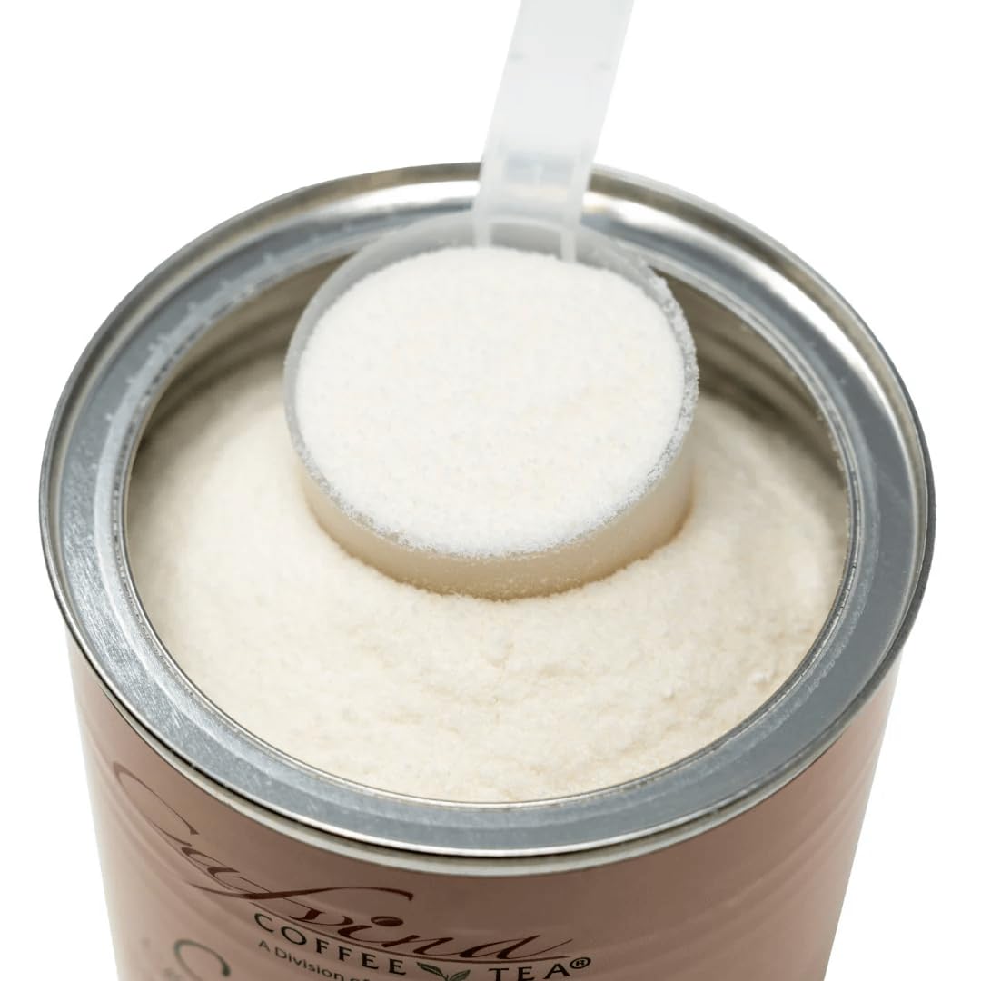 Cafvina Coconut Smoothie Powder - 1 lb 10 oz | Creamy & Tropical Coconut Blend for Smoothies, Milk Teas & Desserts | Made in the USA