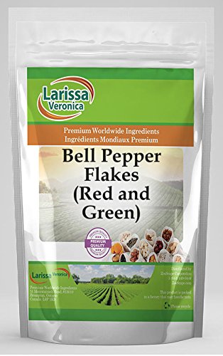 Bell Pepper Flakes (Red and Green) (8 oz, ZIN: 526030) - 3 Pack