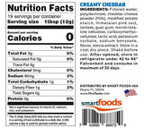 Mrs Taste Creamy Sauce, Fat Free Low Calorie Condiment, Zero Sugar, Gluten Free (8 oz, Cheddar)