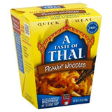 A Taste of Thai Peanut Noodles - 5.25oz Single Pack Heat & Eat Instant Noodles Flavored with Classic Thai Sauce | Gluten-Free | Ideal Vegan Meal |