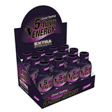 5 Hour Energy Extra Strength Grape Energy Shot, 1.93 Fluid Ounce - 12 per pack -- 18 packs per case.