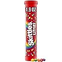 SKITTLES Littles Original Chewy Candy Mega Tube Resealable On the Go Treat for Road Trips, Lunch Treat, Movie Night Snack , Share Size, 1.9 oz Tube