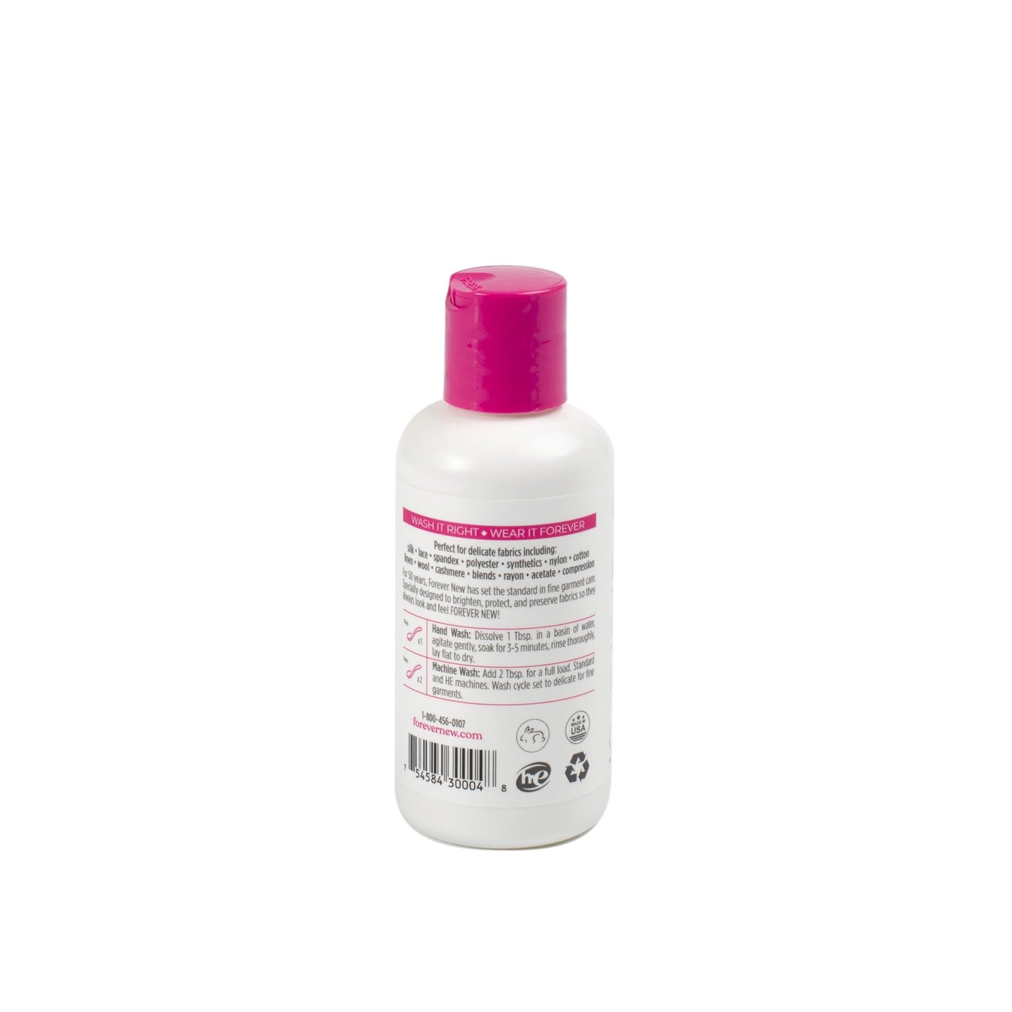FOREVER NEW Delicate Hypoallergenic Laundry Detergent Liquid - 6-8 Large Loads - Gentle washing detergent for Silk, Cashmere, Bra, Undergarments