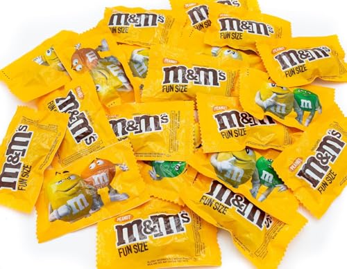 Peanut Milk Chocolate 2 lb - Bulk Candy in Resealable Bag, 48 Fun Size Pieces