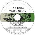 Blueberry Banana Medium Roast Decaf Coffee (Single Serve K-Cup Pods) (Gourmet, Naturally Flavored, Whole Coffee Beans) (12 pods, ZIN: 576185) - 2 Pack