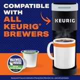 Maxwell House Decaf House Blend Medium Roast K-Cup Coffee Pods, 10 CT (Pack of 6)