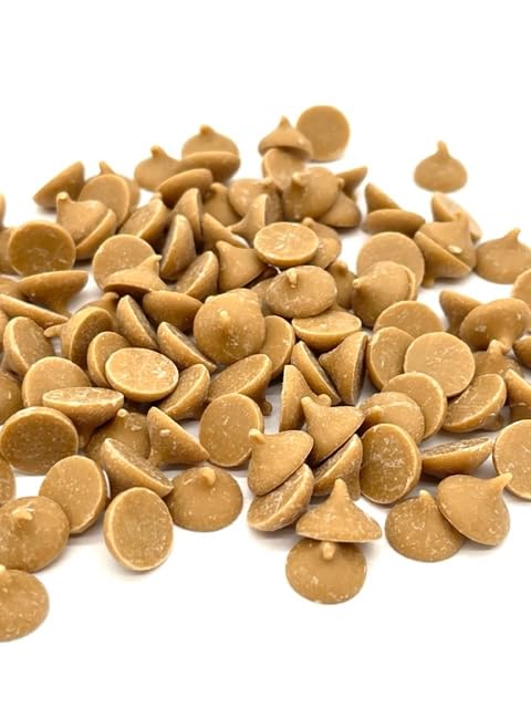 Caramel Confectionery Drops, Bulk Size, Baking Chips (1 lb. Resealable Zip Lock Stand Up Bag)