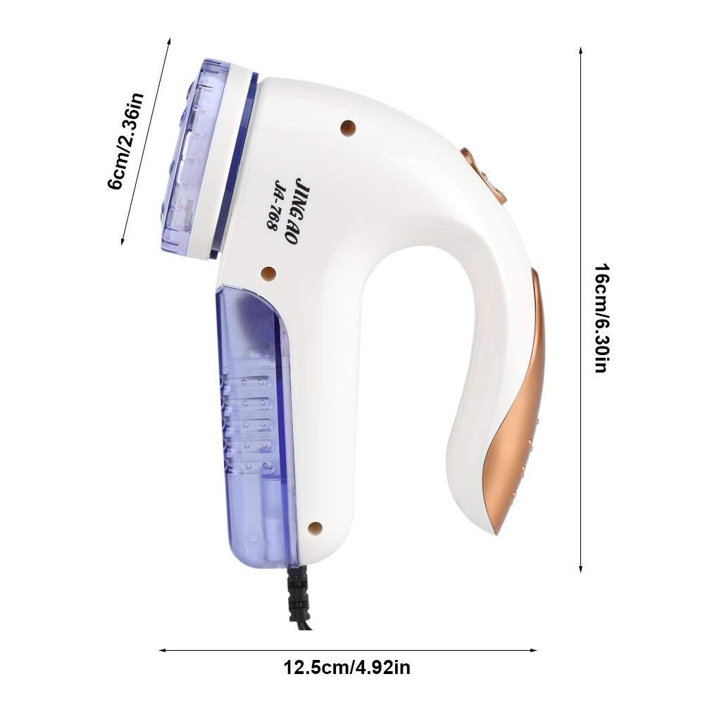 Electric Fabric Shaver, Sweater Defuzzer Clothes Fuzz Lint Remover with Replaceable Blade and Brush for Vest/Sweater/Skirt/Sweatshirt/Scarf/Socks