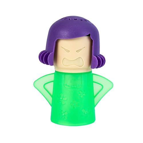 PPINA Microwave Cleaner Steam Angry mama Easily Cleans the Crud In Minutes. Fast Action Steam Kitchen Gadget,Just Add Vinegar and Water (green)