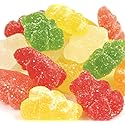 Sour Gummy Bears bulk 1-Lb made in usa (albanese) by nuts n more, Orange, 16 Ounces
