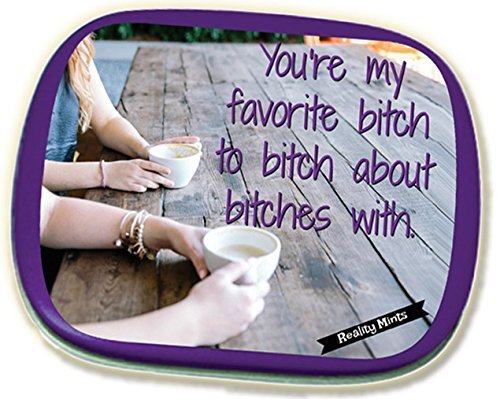 Favorite Btch Mints - Peppermint Mints - Purple Tin - Novelty Mints for Friends - Peppermints - Cute Besties Ideas