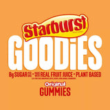 STARBURST GOODIES Original Low Sugar Plant-Based Fruit Gummy Candy, 1.8 Oz Bags