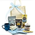 Mother's Day Brunch Gift Tote, Gourmet Food and Coffee Gift Set with Mug