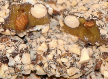 English Toffee Bites w/ Almonds