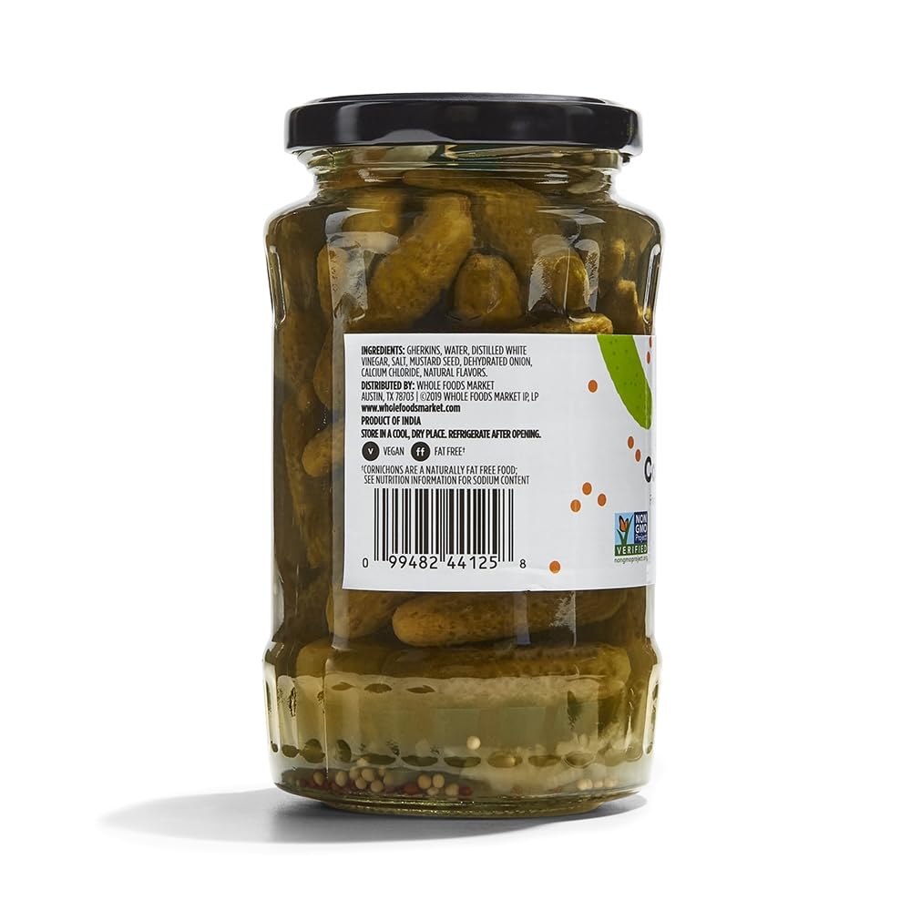 365 by Whole Foods Market, Extra Fine Cornichons, 11.6 oz
