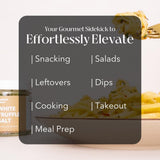 Truffle Salt Blend with Extra White Truffle, Chives, Red Pepper Flakes, Aleppo Pepper, Sea Salt- SydSalt White Truffle Salt - Elevate Popcorn, Eggs
