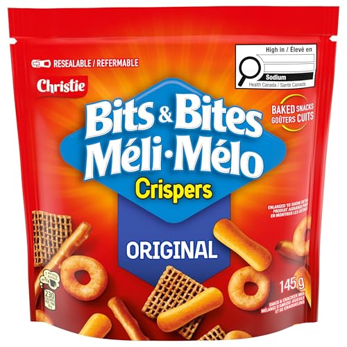 Christie Bits & Bites Original Flavor Cracker Snack Mix, 145g/5 oz. Bag