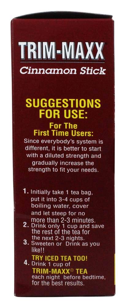 Body Breakthrough Trim-Maxx Herbal Dieter's Tea Cinnamon Stick - 70 Tea Bags, 4.94 oz