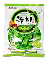 Korean Assorted Popular Fruit Flavored Candy Pieces (Green Tea 330g)