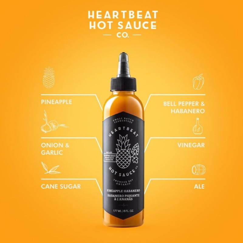Heartbeat Hot Sauce Co. | Pineapple Habanero, 6 oz.